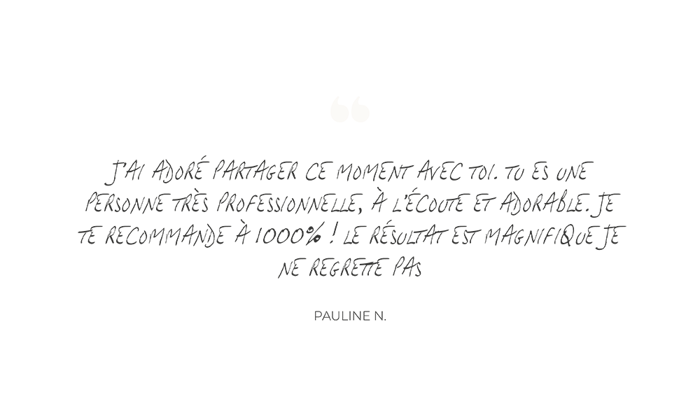 Témoignage Pauline Photo Bébé Naissance avis témoignage client satisfait